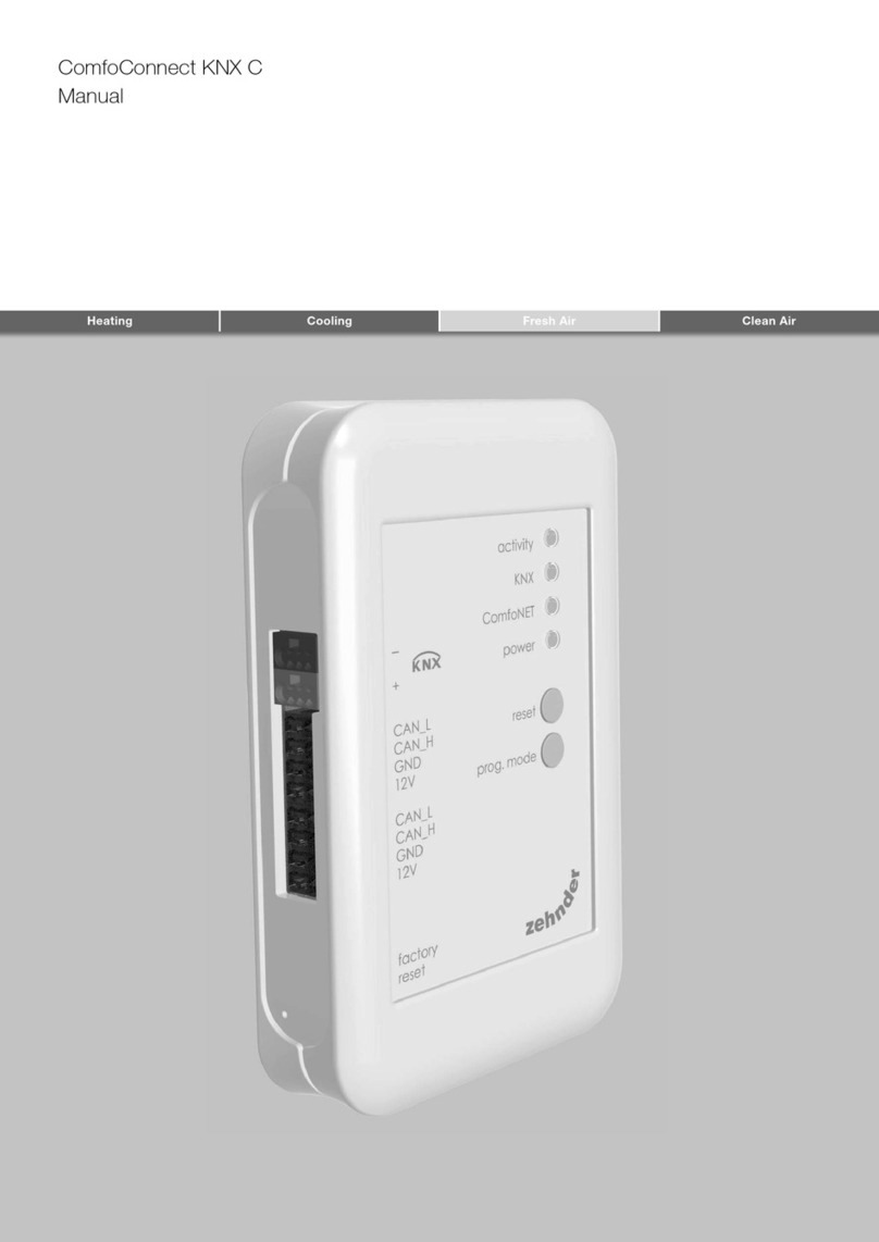 Zehnder Rittling ComfoConnect KNX C manual