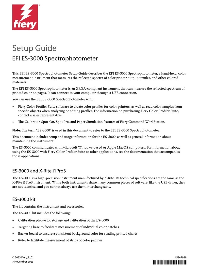 Fiery EFI ES-3000 Setup guide