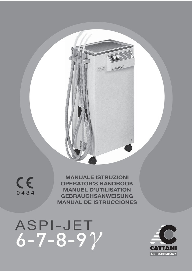 Cattani Aspi-Jet 6 G Operator's handbook