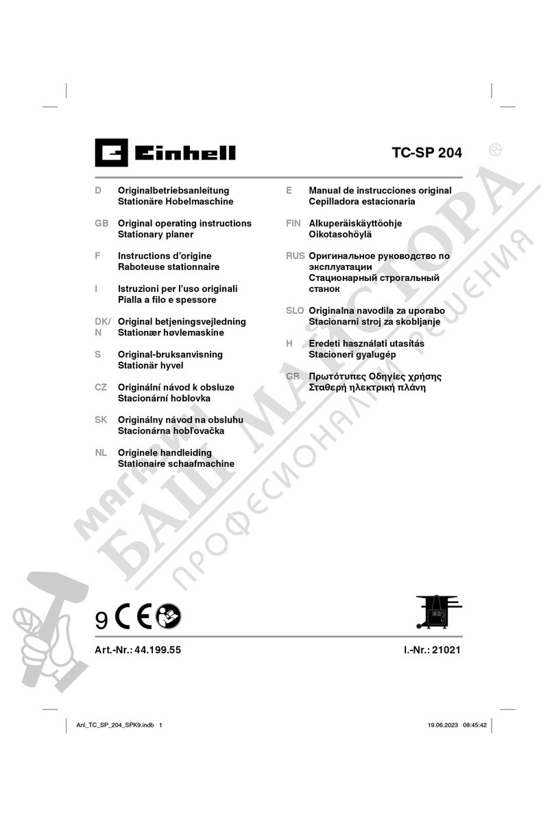 EINHELL TC-SP 204 operating instructions