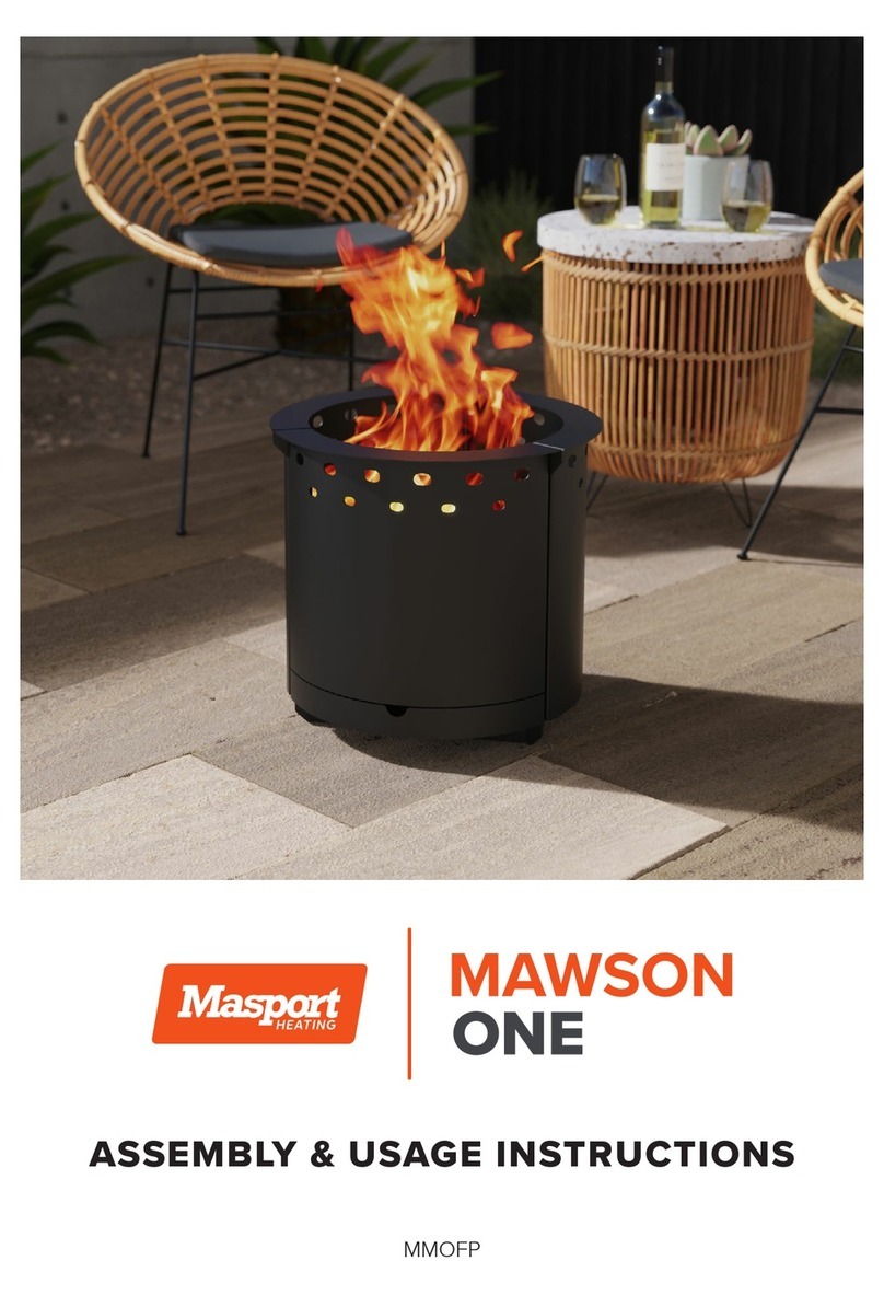 Masport MAWSON ONE Assembly & Usage Instructions Masport MAWSON ONE Assembly & Usage Instructions