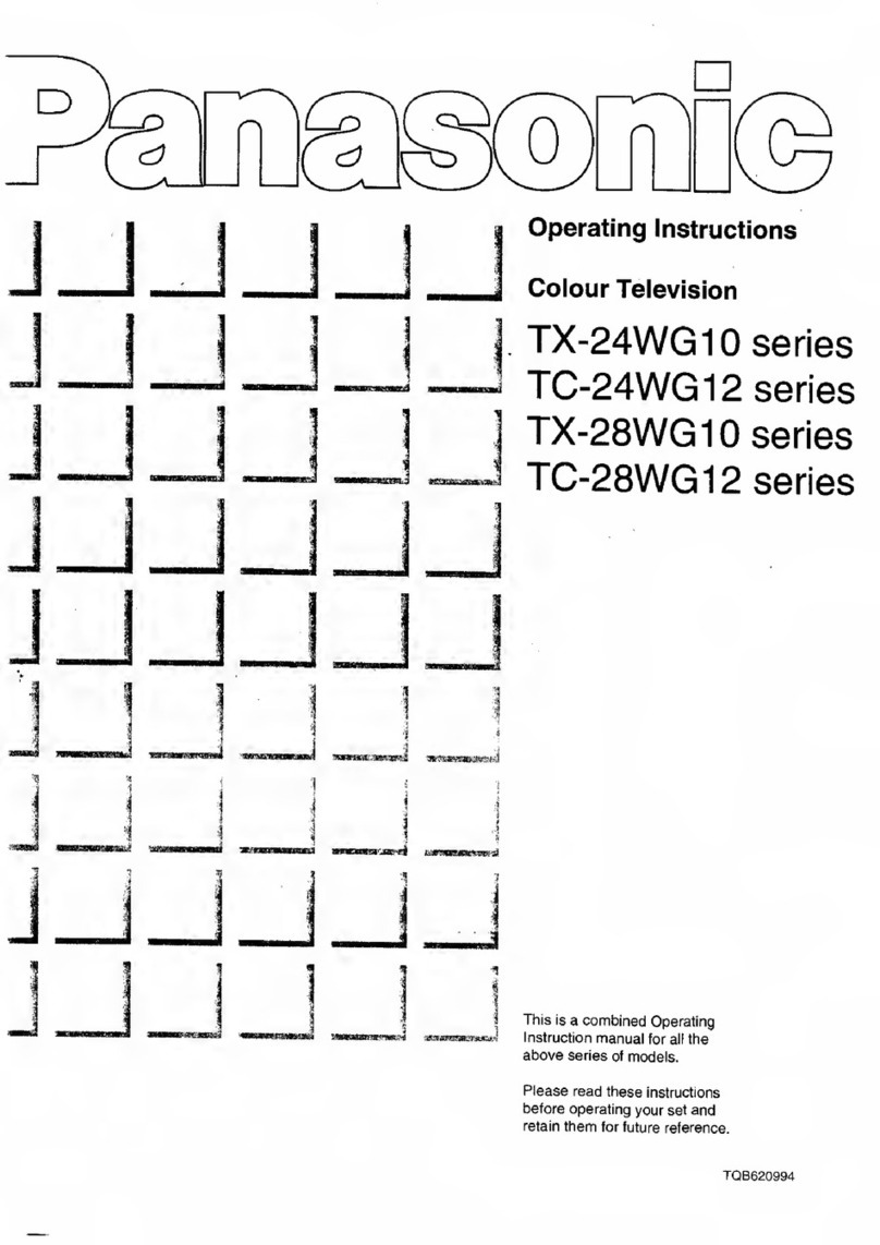 Panasonic TX-24WG10 Series User manual Panasonic TX-24WG10 Series User manual