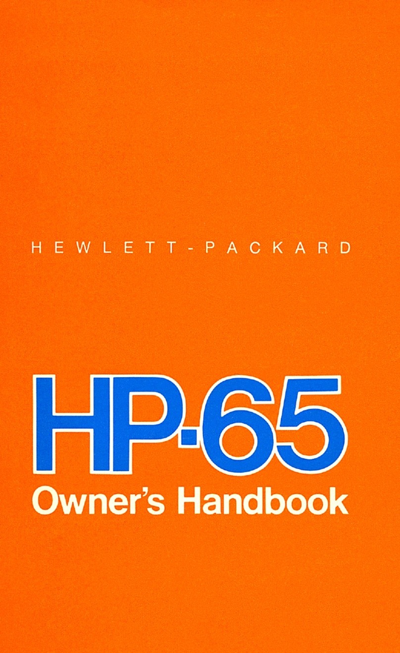 HP HP-65 User guide
