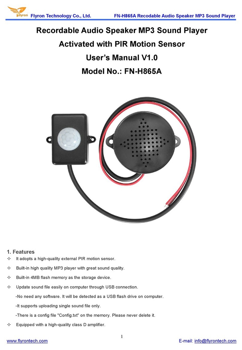 Flyron FN-H865A user manual