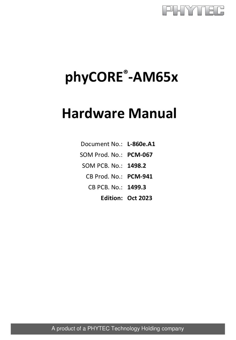 Phytec phyCORE-AM65x Hardware manual