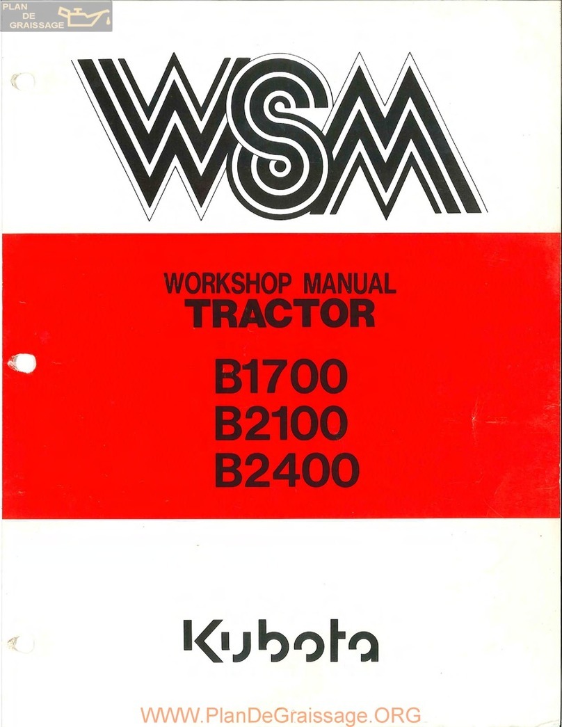 Kubota B1700 Workshop manual