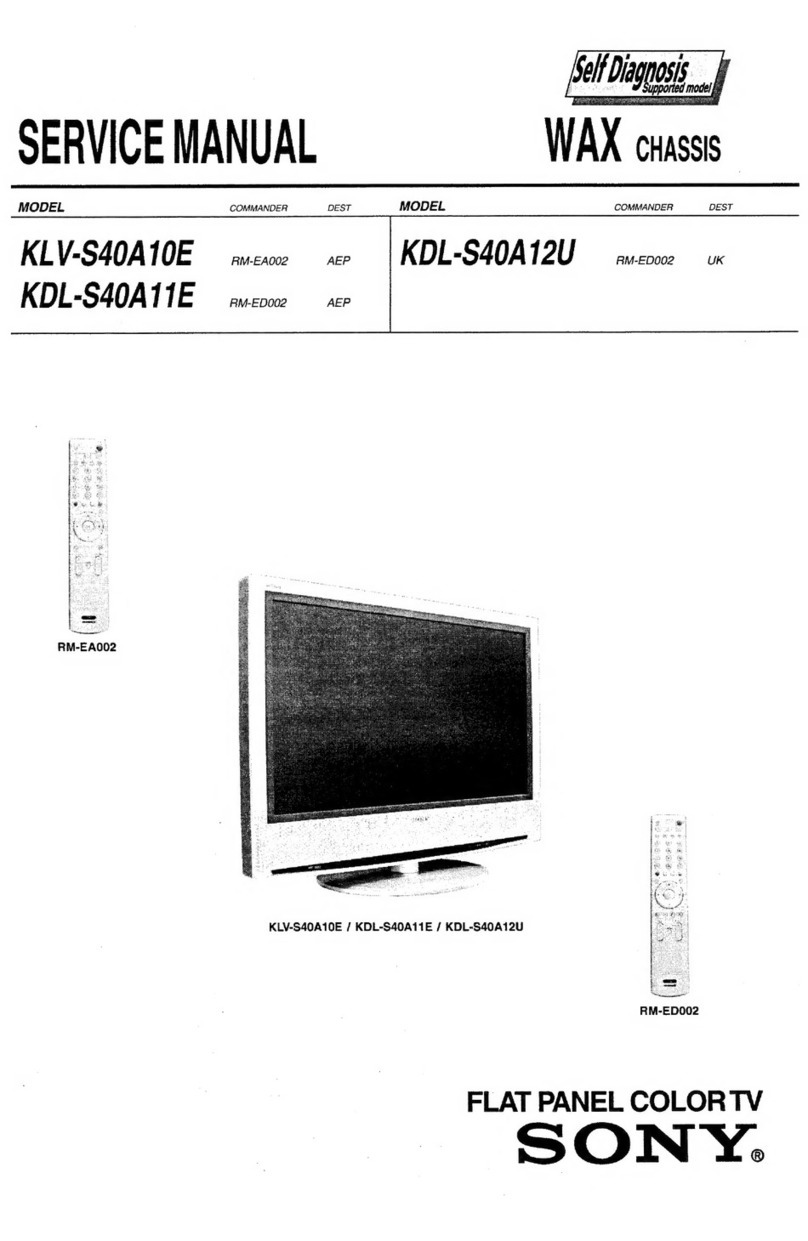 Sony Bravia KLV-S40A10E User manual