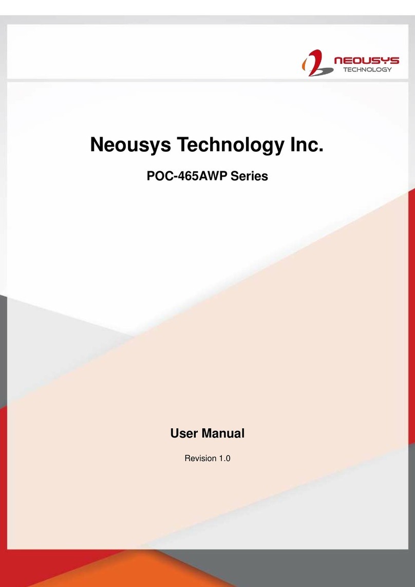 Neousys Technology POC-465AWP Series User manual