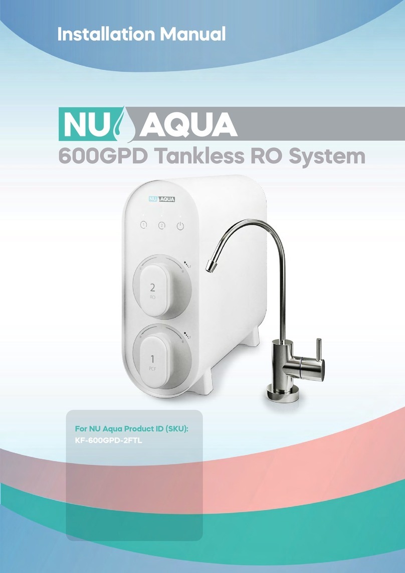 NU Aqua KF-600GPD-2FTL installation manual