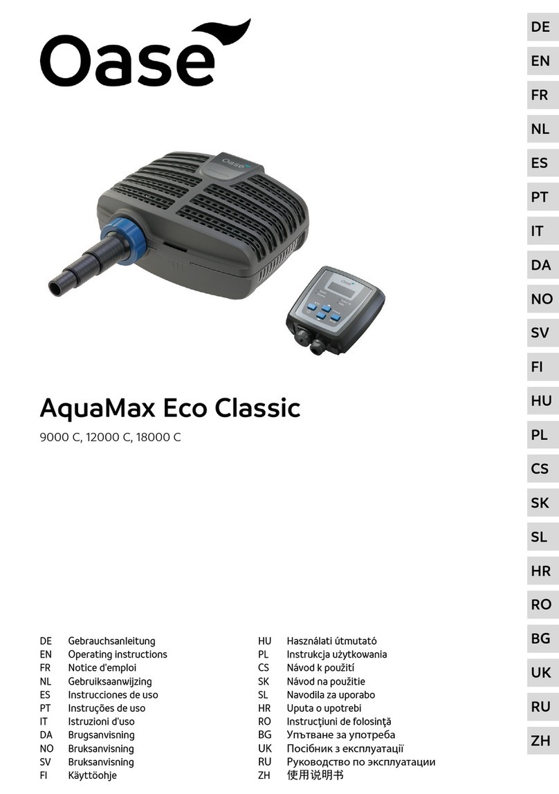 Oase AquaMax Eco Classic 9000 C operating instructions