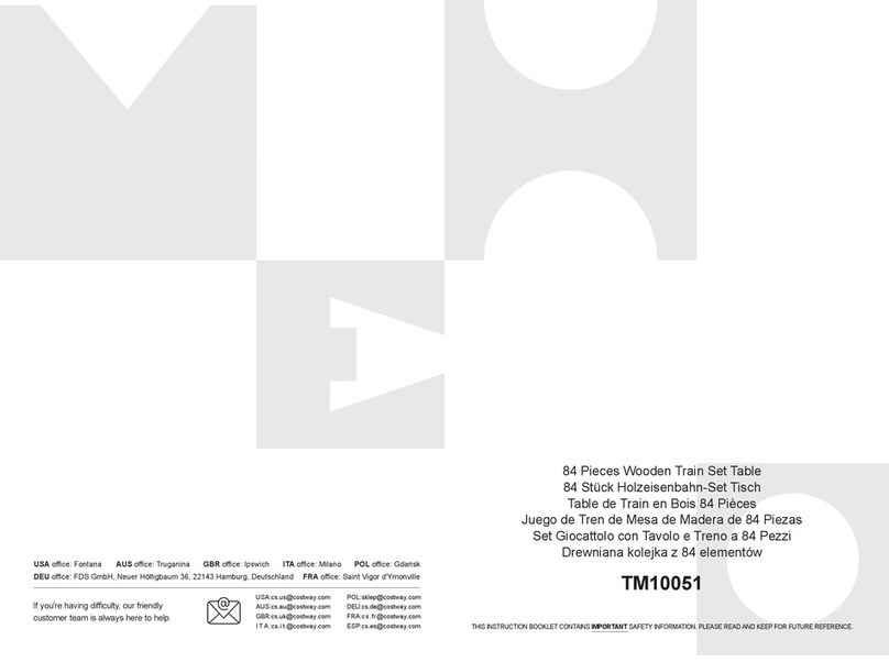 Costway TM10051 Instruction booklet