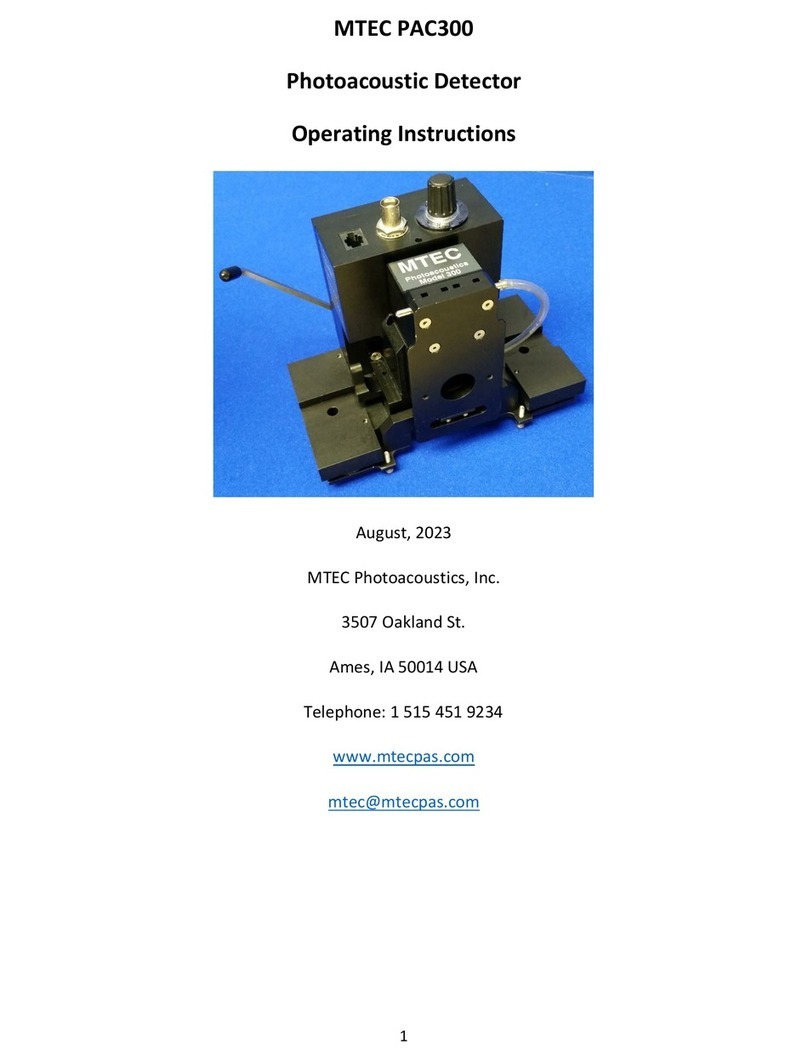 MTEC PAC300 operating instructions
