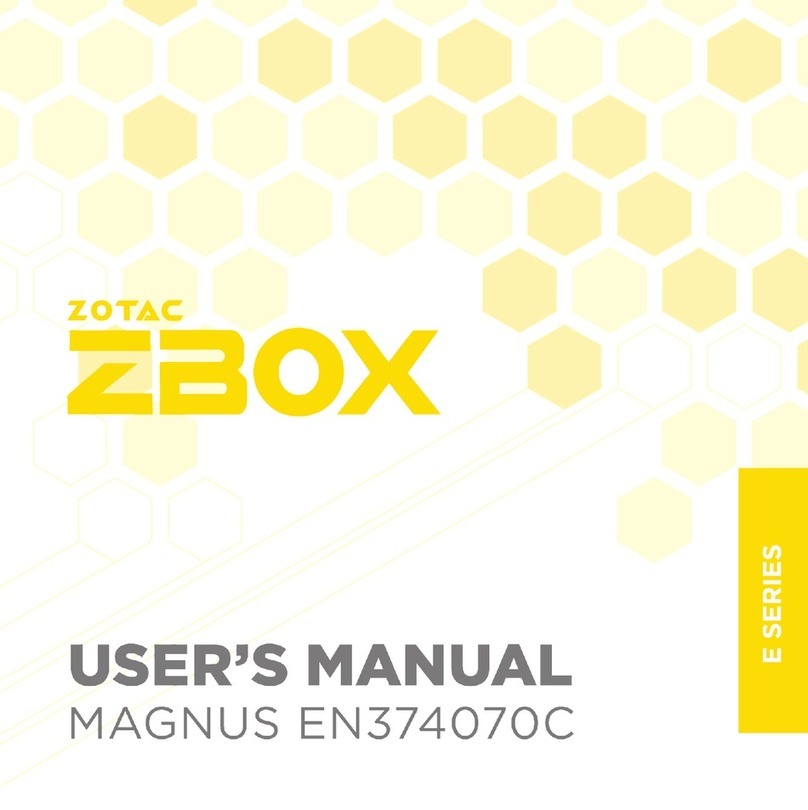 Zotac ZBOX E Series user manual