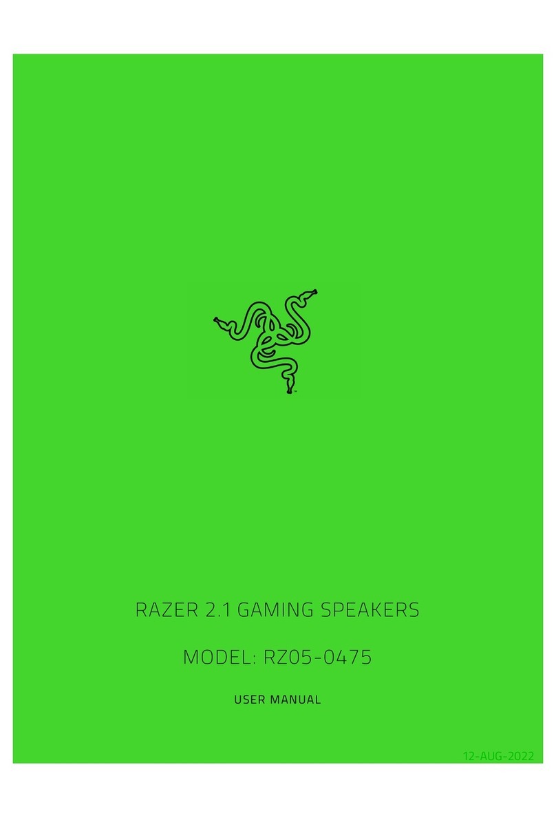 Razer RZ05-0475 User manual