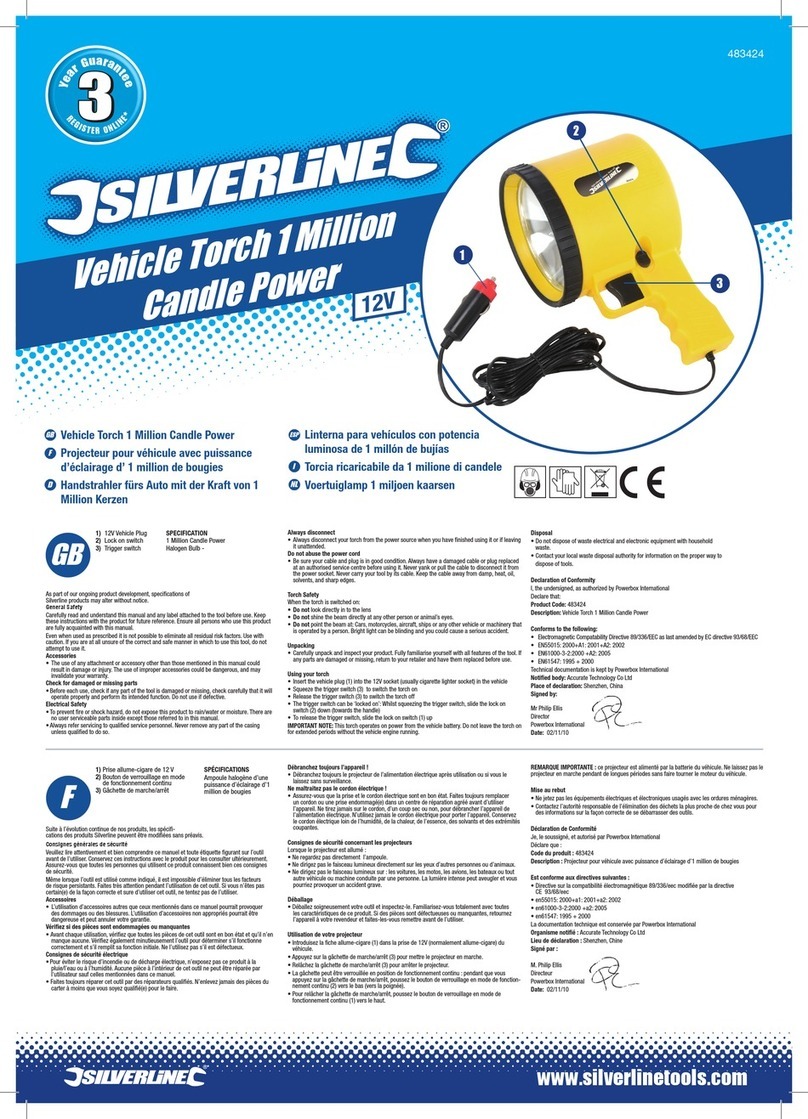 Silverline 483424 User manual