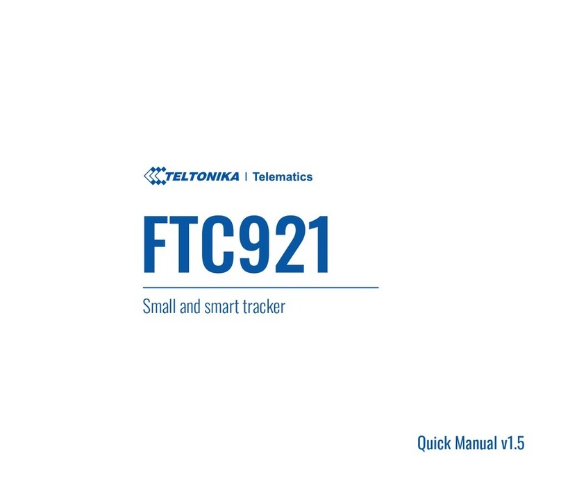 Teltonika Telematics FTC921 Installation guide