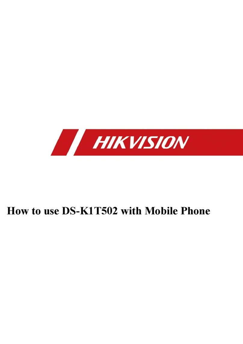 HIK VISION DS-K1T502 Series How to use
