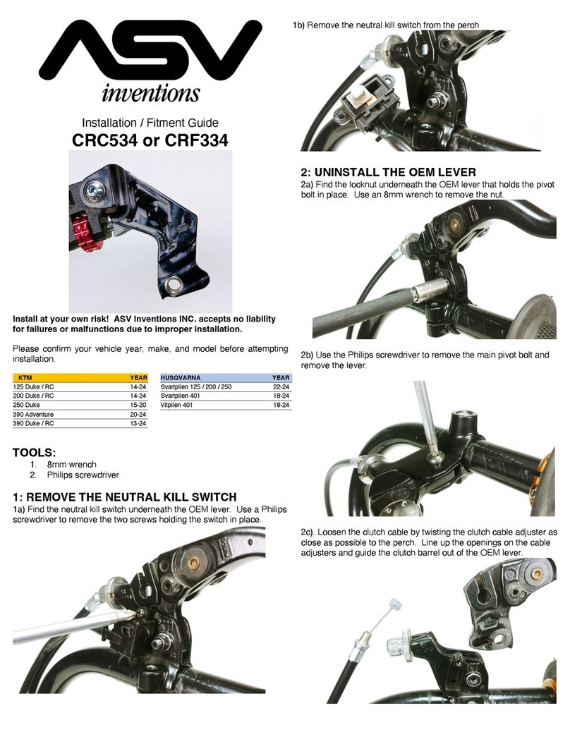 ASV CRC534 manual