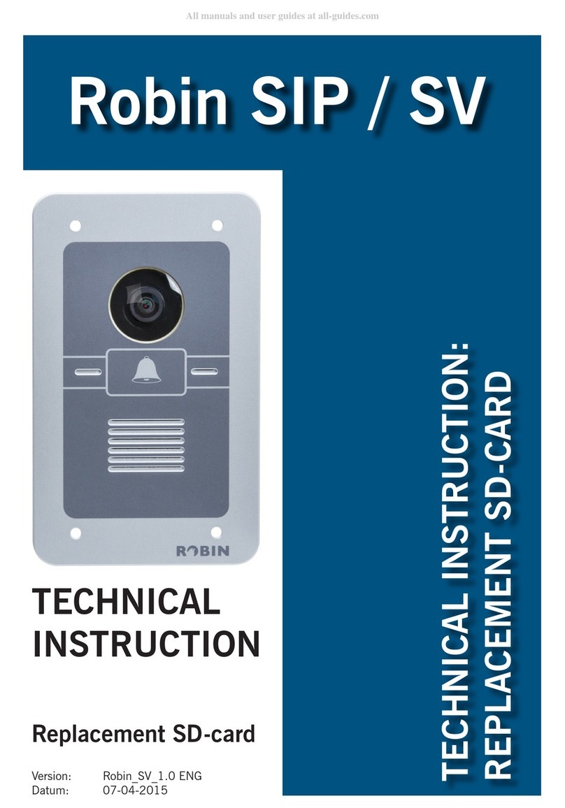 Robin SIP Owner's manual