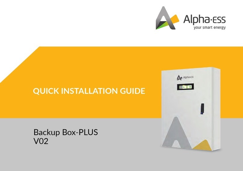 Alpha ESS Backup Box-PLUS Quick installation guide