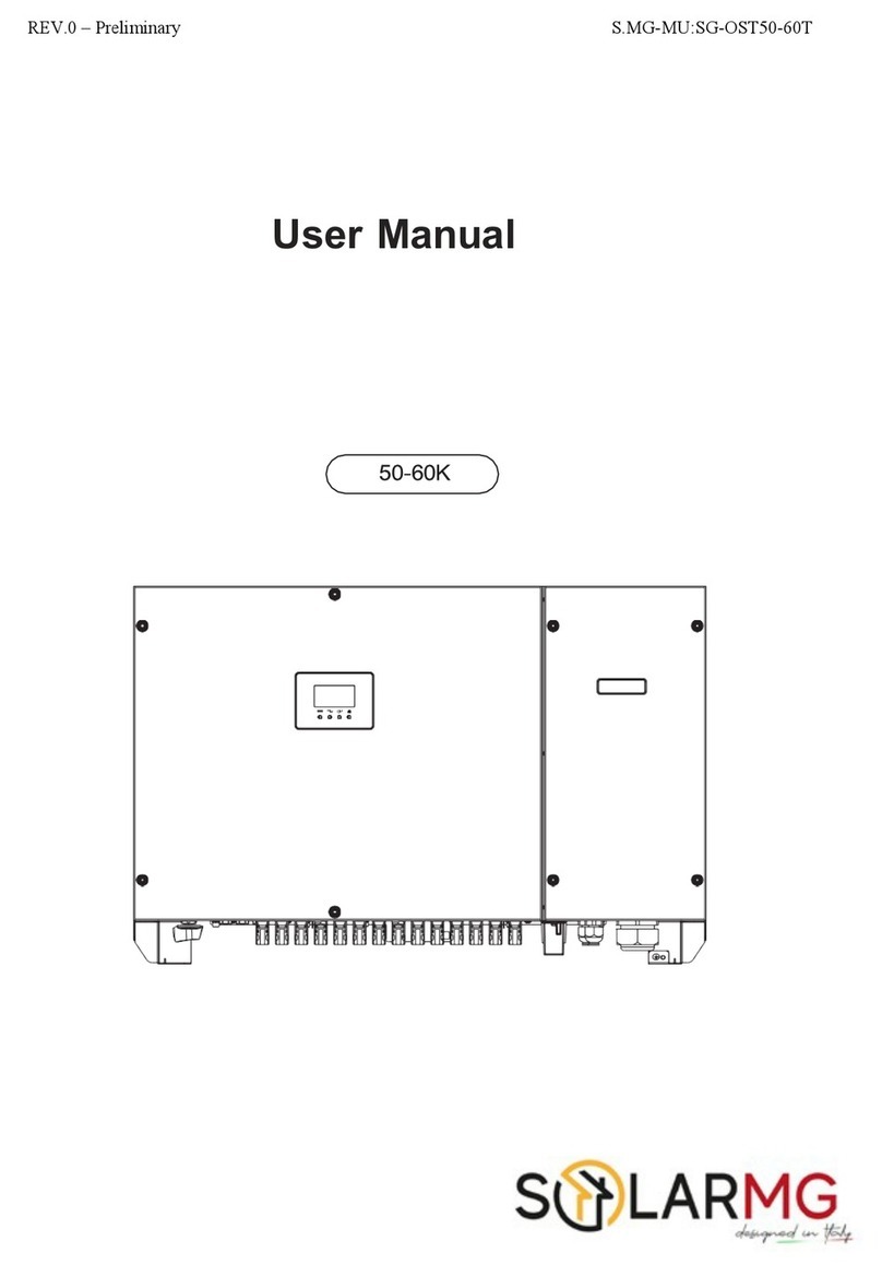 SOLARMG SG-OST50-60T User manual
