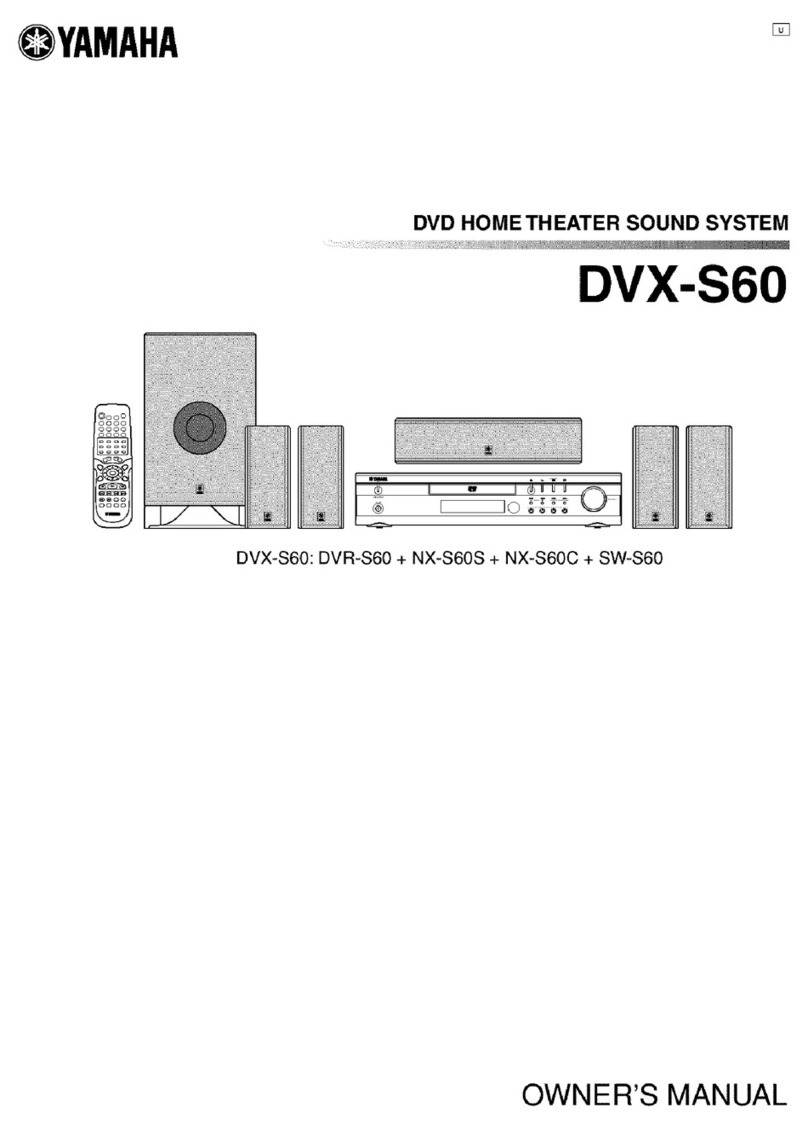Yamaha DVX-S60 owner's manual