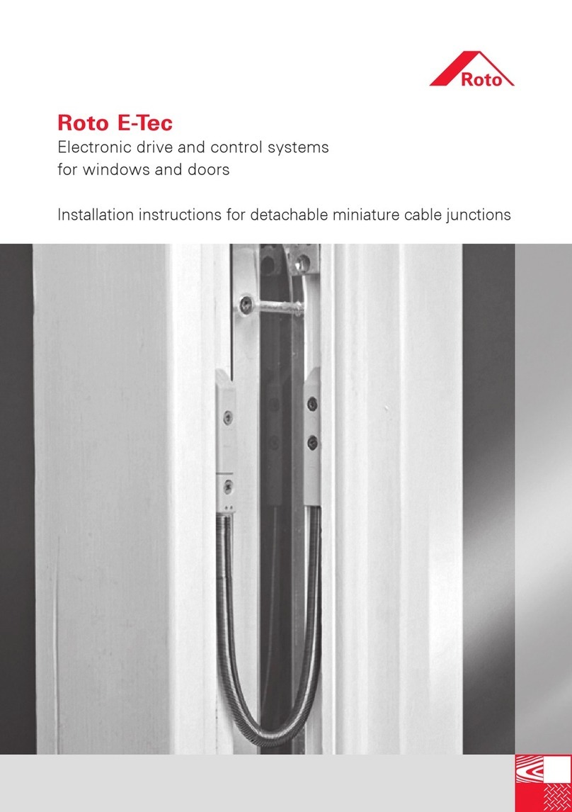 Roto E-Tec Series installation instructions