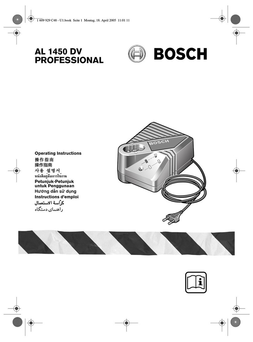 Bosch PROFESSIONAL AL 1450 DV User manual