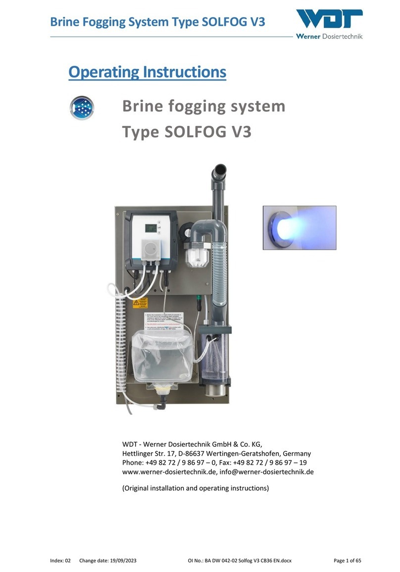 WDT SOLFOG V3 operating instructions