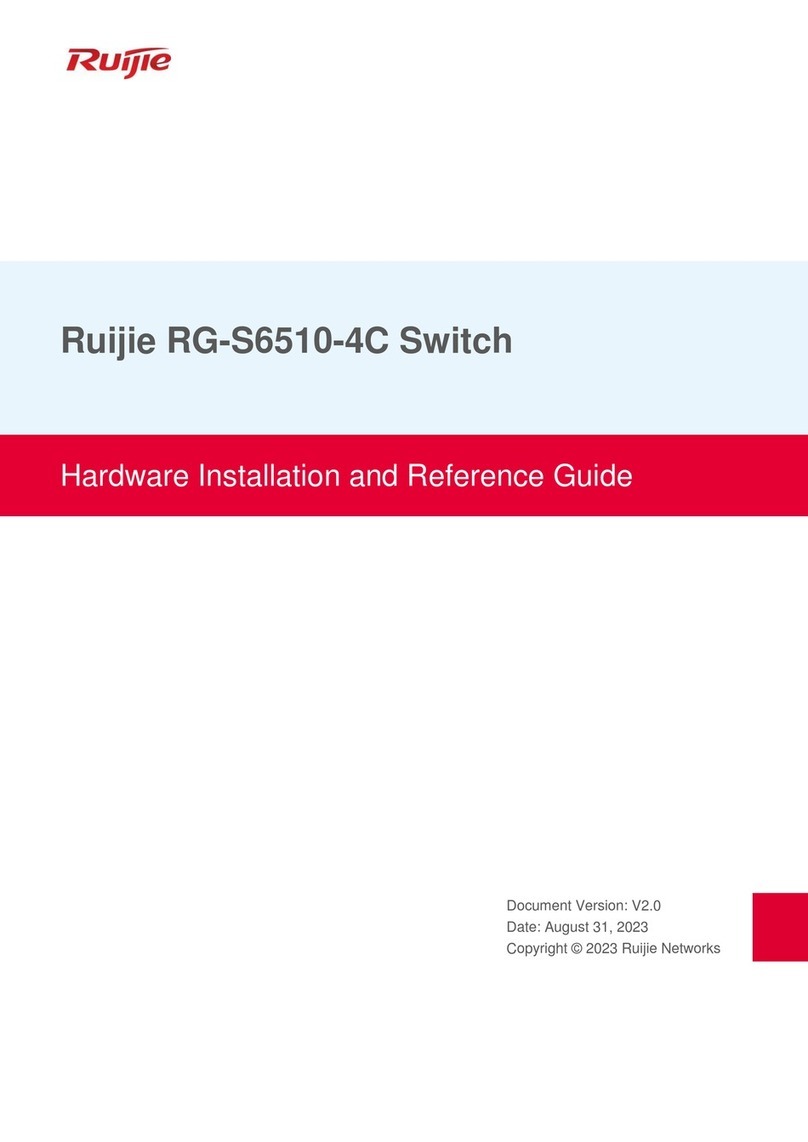Ruijie RG-S6510-4C Series Hardware  installation and reference guide