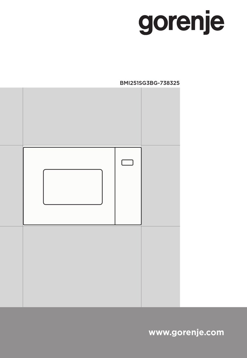 Gorenje BMI251SG3BG manual