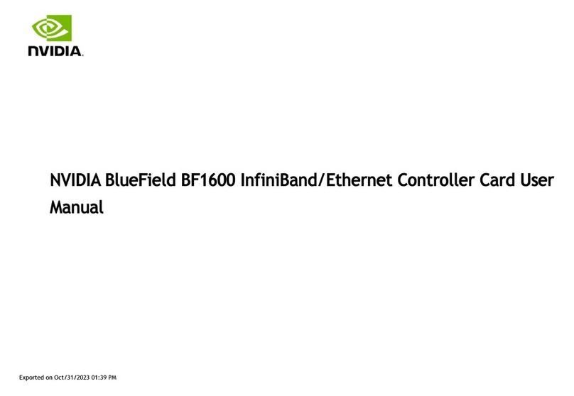 Nvidia BlueField BF1600 user manual