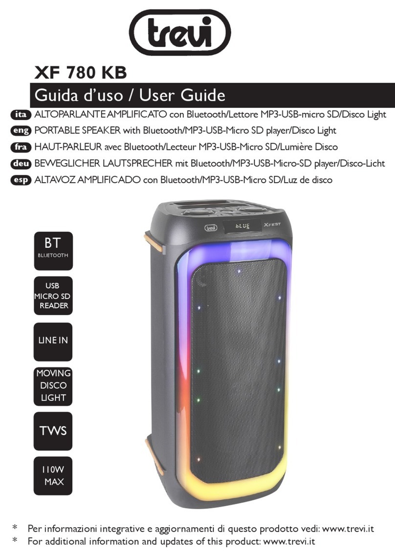 Trevi XF 780 KB user guide