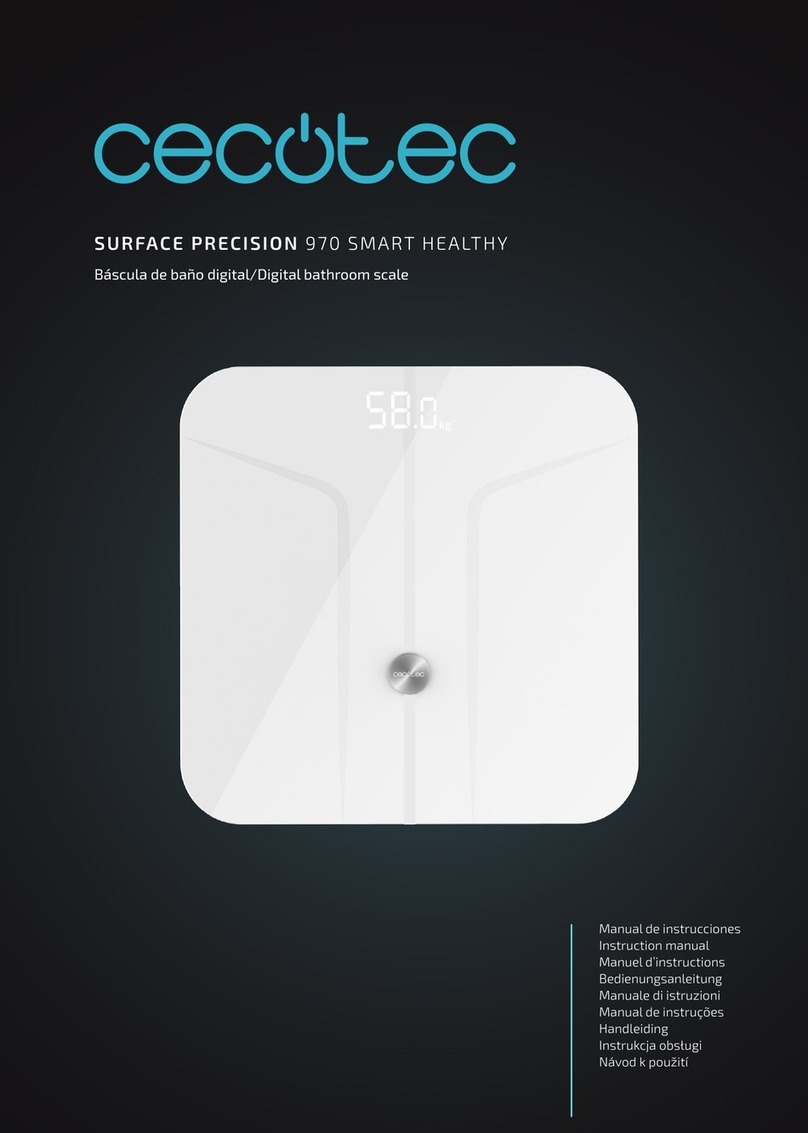 cecotec Surface Precision 970 Smart Healthy instruction manual