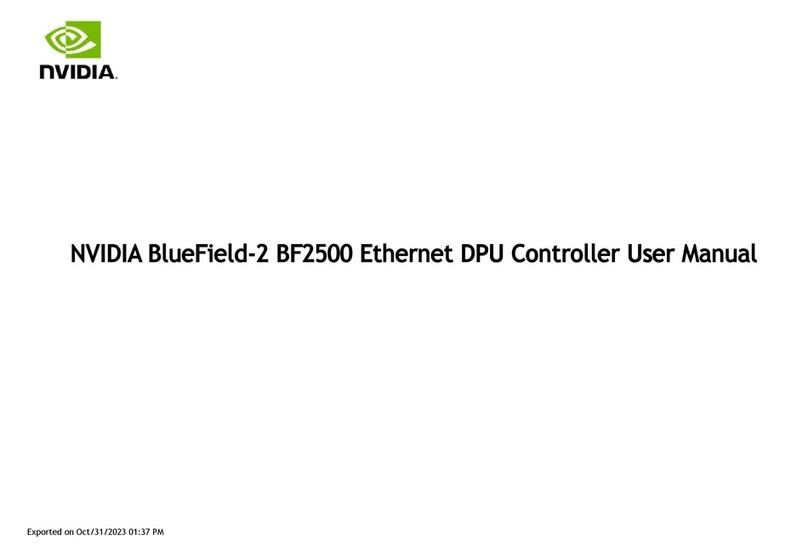 Nvidia BlueField-2 BF2500 User manual