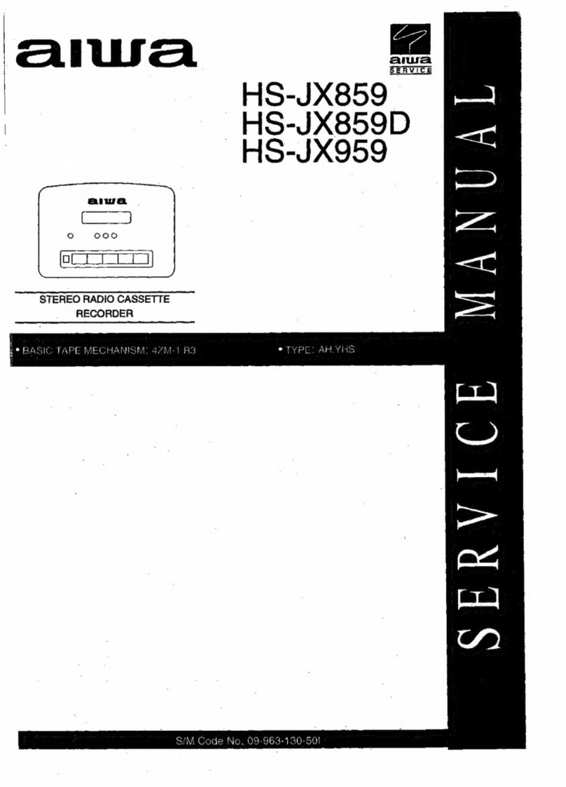 Aiwa HS-JX859 User manual