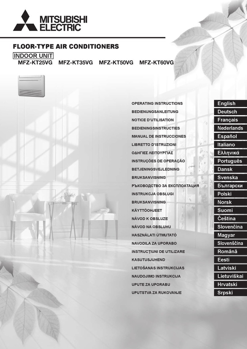 Mitsubishi Electric MFZ-KT50VG User manual