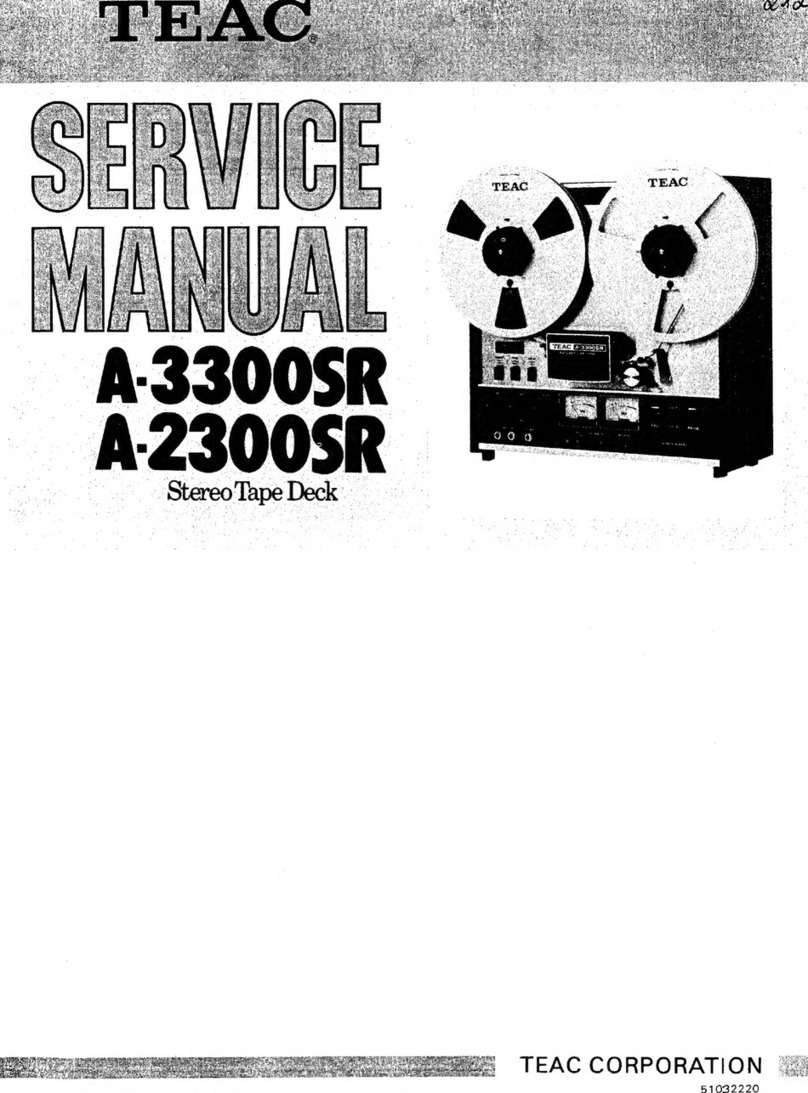 Teac A-3300SR Service manual