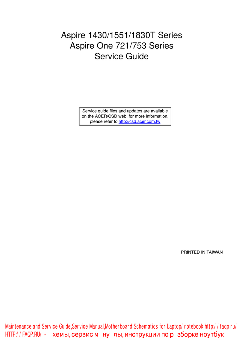 Acer Aspire 1430 Series User manual