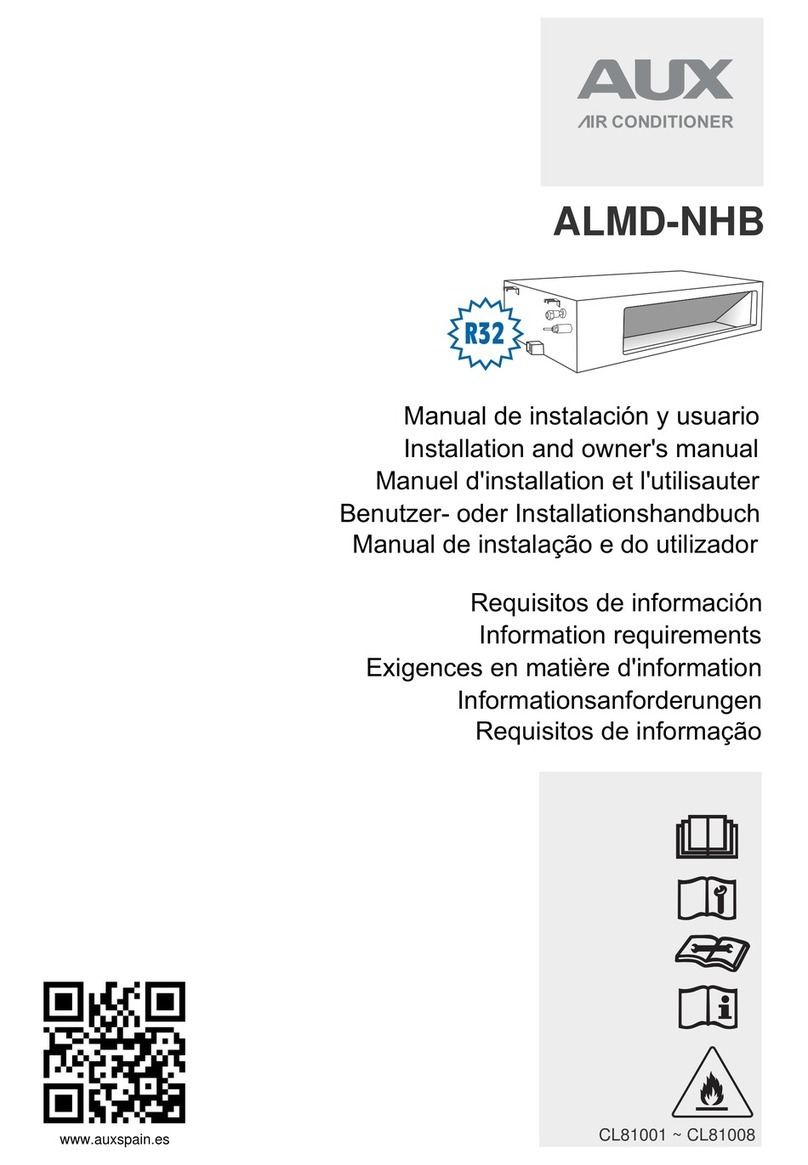 AUX ALMD-NHB Series Installation instructions