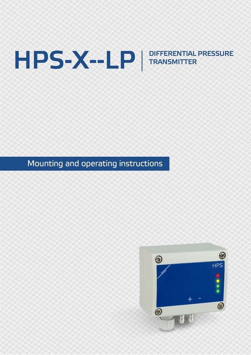 Sentera Controls HPS-X-LP Service manual