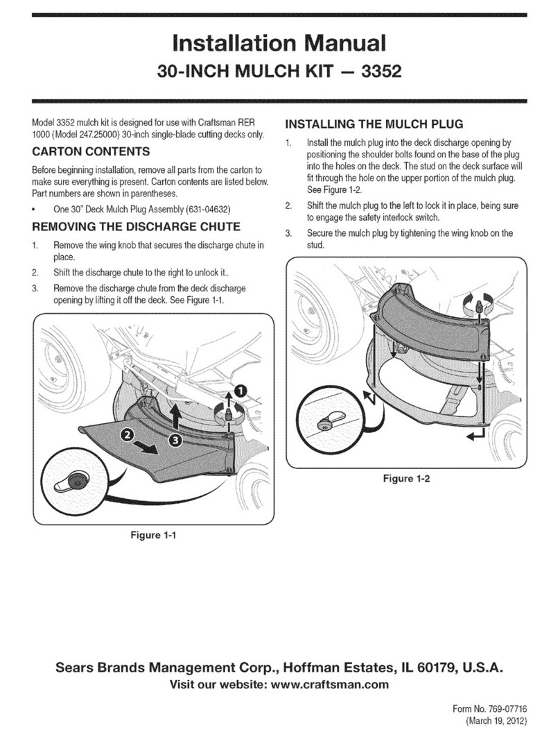 Sears 3352 installation manual