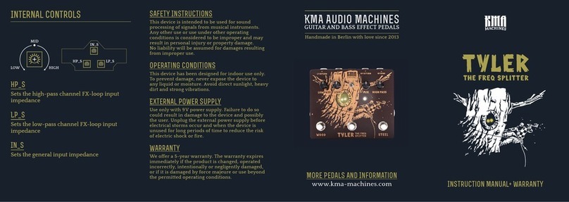 KMA TYLER THE FREQ SPLITTER User manual