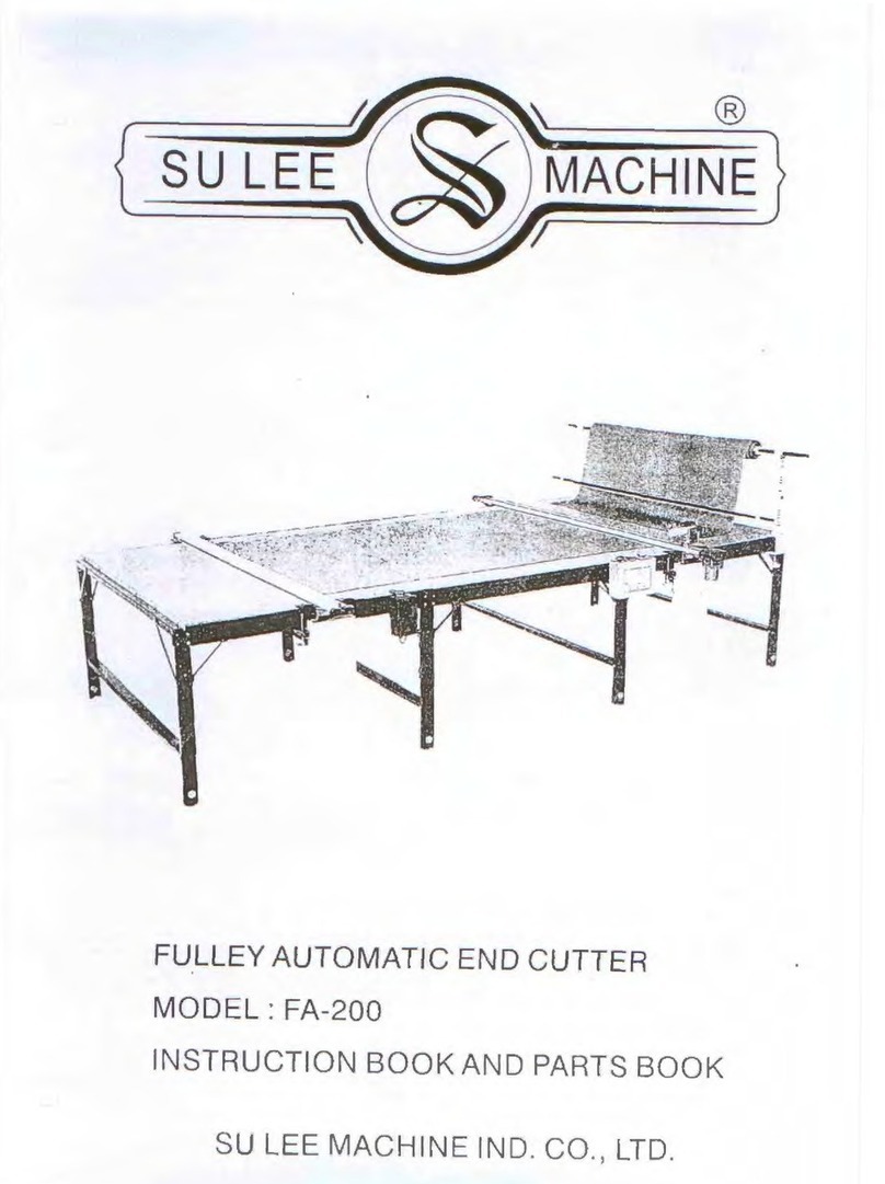 SU LEE MACHINE FA-200 instruction manual