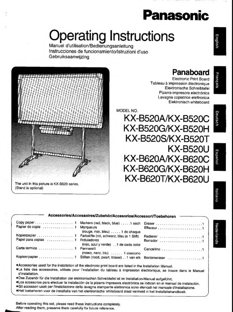 Panasonic KX-B520A User manual