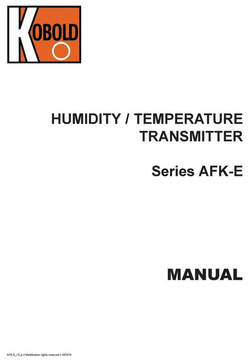 Kobold AFK-E Series manual Kobold AFK-E Series manual