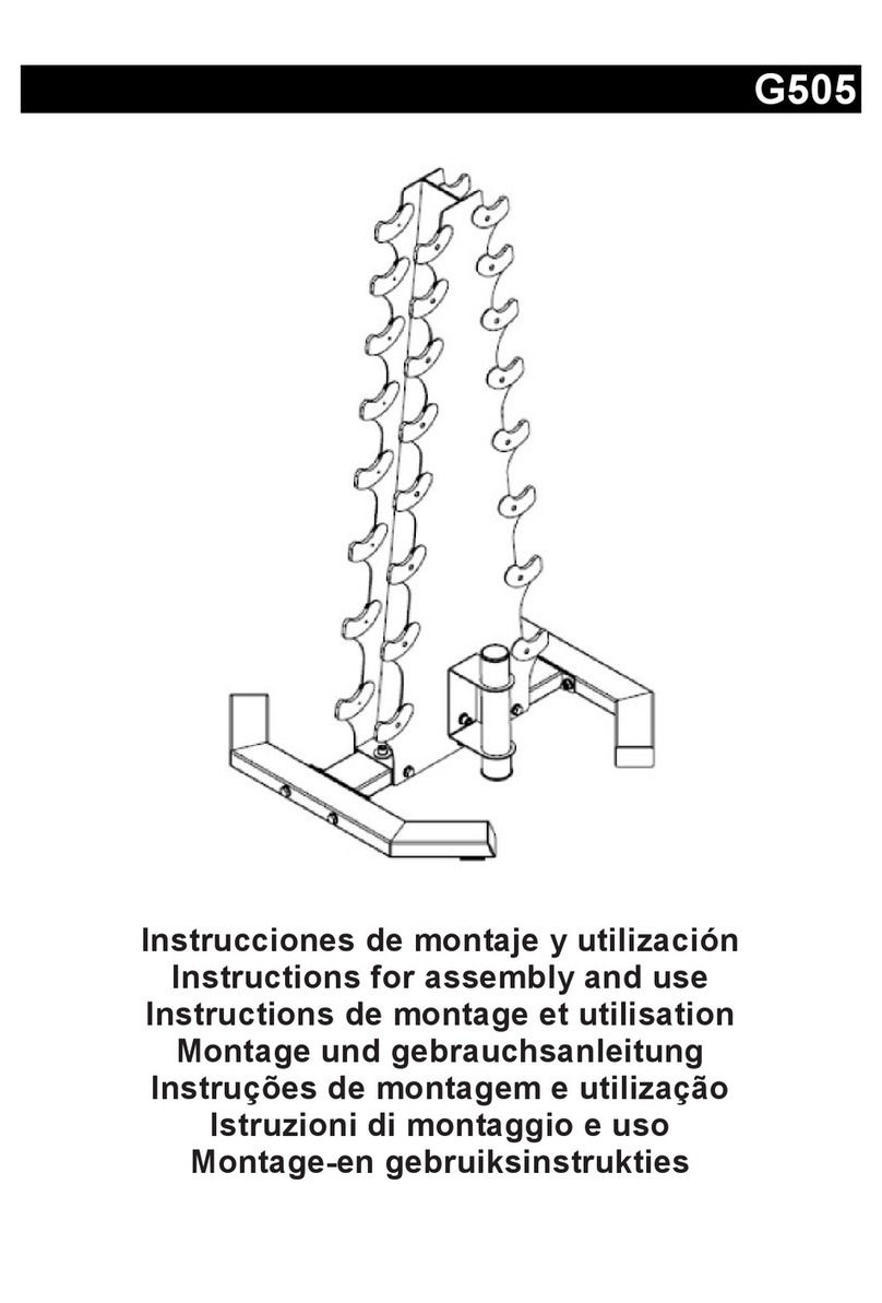 BH FITNESS G505 Instructions for assembly and use