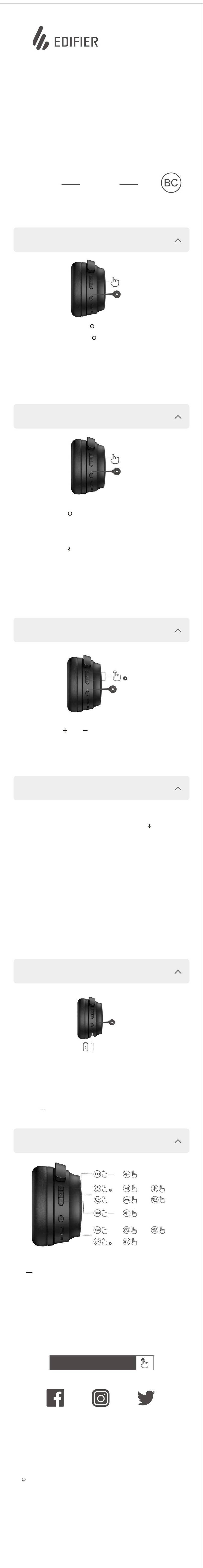 EDIFIER WH700NB User manual