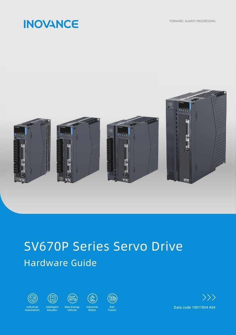 Inovance SV670P Series Installation instructions