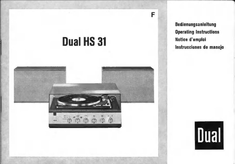 Dual HS 31 User manual